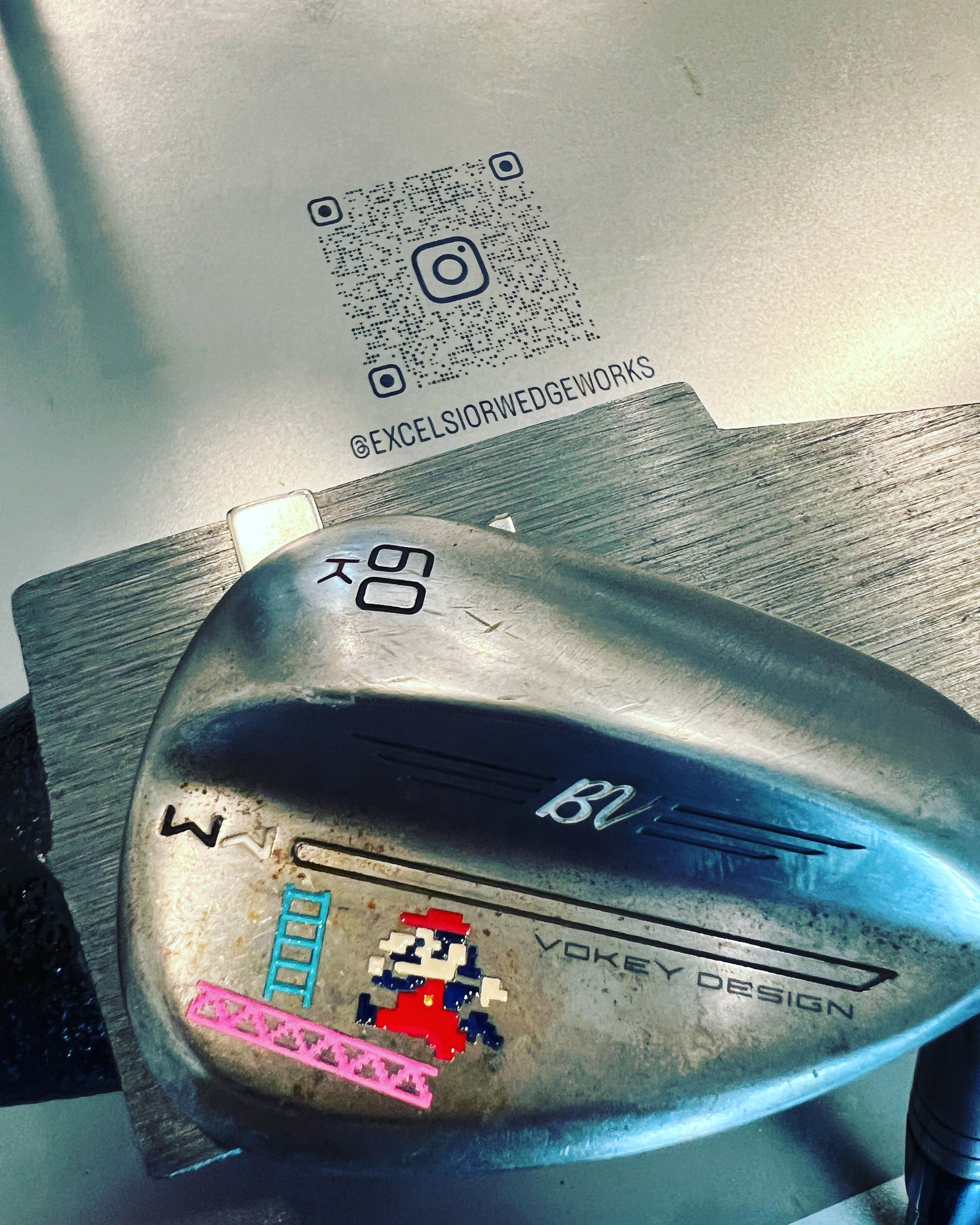 Custom Wedge Laser Engraved Wedge - Excelsior Wedge Works