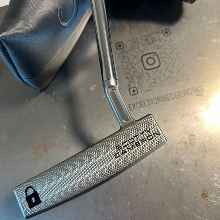 Custom Laser Engraved Putter with Paintfill - Excelsior Wedge Works